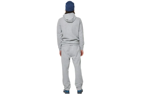 Body Action Fleece Ζακέτα Βαμβακερή Ανδρική (073620 LIGHT MELANGE GREY-03C)