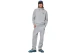 Body Action Fleece Ζακέτα Βαμβακερή Ανδρική (073620 LIGHT MELANGE GREY-03C)