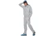 Body Action Fleece Ζακέτα Βαμβακερή Ανδρική (073620 LIGHT MELANGE GREY-03C)