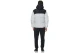 Body Action Two-Tone Μπουφάν Puffer Ανδρικό (073621 WHITE-BLACK-02)