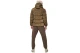 Body Action Hooded Μπουφάν Puffer Ανδρικό (073622 CROCODILE GREEN-07F)