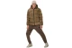 Body Action Hooded Μπουφάν Puffer Ανδρικό (073622 CROCODILE GREEN-07F)