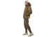 Body Action Hooded Μπουφάν Puffer Ανδρικό (073622 CROCODILE GREEN-07F)