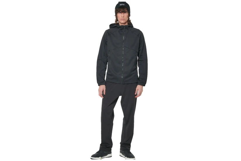 Body Action Softshell Ανδρικό Μπουφάν με Κουκούλα Μαύρο