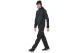 Body Action Softshell Ανδρικό Μπουφάν με Κουκούλα Μαύρο