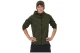 Body Action Softshell Ανδρικό Μπουφάν με Κουκούλα Χακί