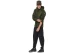 Body Action Softshell Ανδρικό Μπουφάν με Κουκούλα Χακί