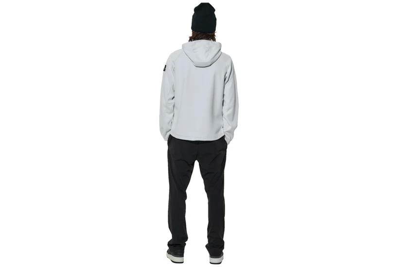 Body Action Softshell Ανδρικό Μπουφάν με Κουκούλα Λευκό