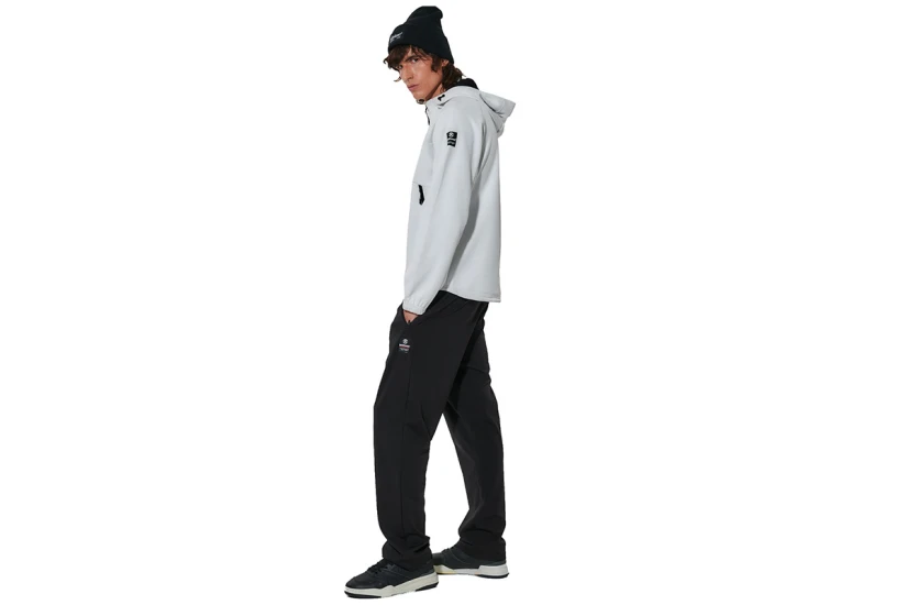 Body Action Softshell Ανδρικό Μπουφάν με Κουκούλα Λευκό