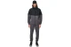 Body Action Two-Tone Scuba Ζακέτα Βαμβακερή Ανδρική (073627 BOULEVARD GREY-BLACK-03)