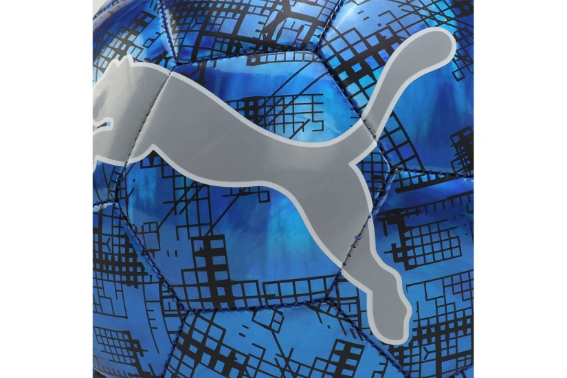 Puma Cup Graphic Μπάλα Ποδοσφαίρου Μπλε, Μαύρη, Γκρι