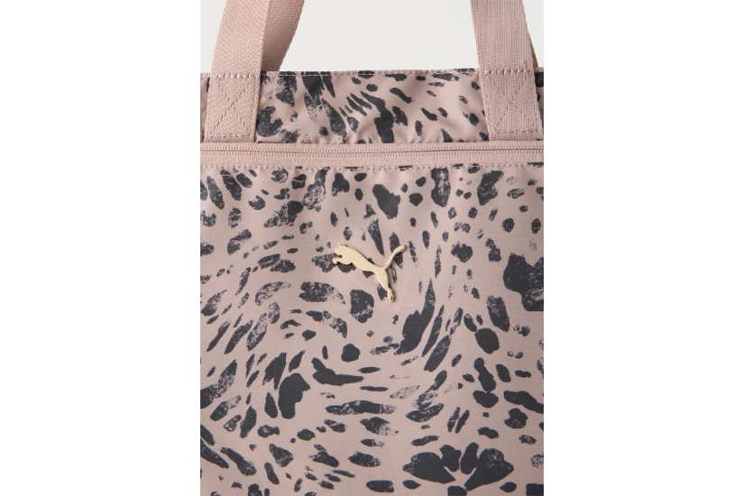 Puma Pop Γυναικεία Animal Print  Τσάντα Tote Καφέ, Μαύρη