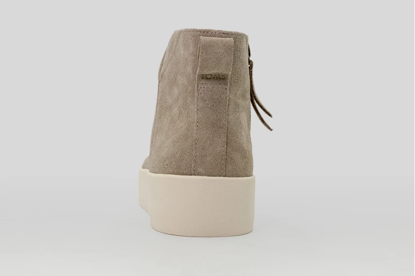 Toms Verona Mid Γυναικεία Μποτάκια Μπεζ, Εκρού