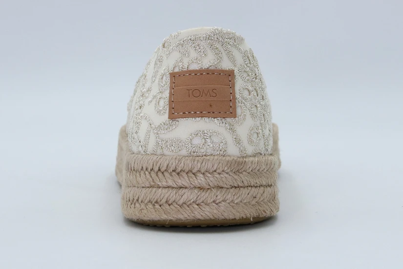 Toms Carolina Γυναικείες Εσπαντρίγιες Εκρού, Χρυσές, Μπεζ