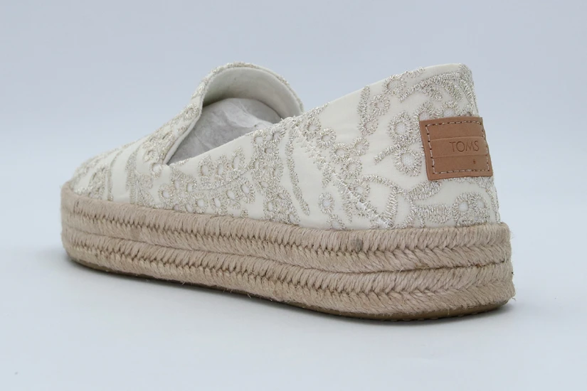 Toms Carolina Γυναικείες Εσπαντρίγιες Εκρού, Χρυσές, Μπεζ