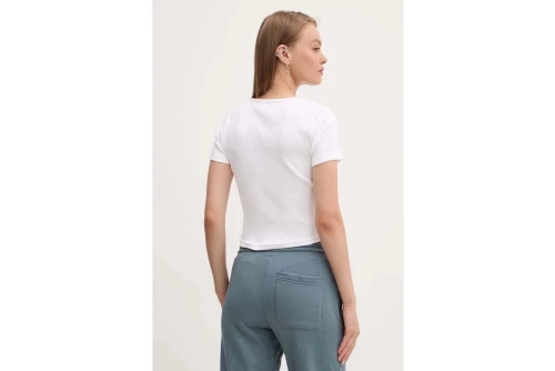 Converse Ribbed Slim T-Shirt Γυναικείο (10027490-A02)