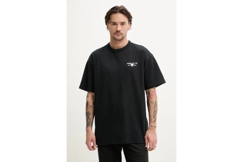 Converse All Star Licence Plate Ανδρικό κοντομάνικο T-Shirt Μαύρο