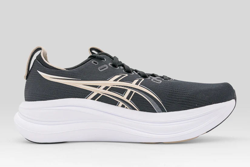 ASICS Gel-Nimbus 28 Ανδρικά Αθλητικά Παπούτσια για Τρέξιμο Μαύρα, Μπεζ