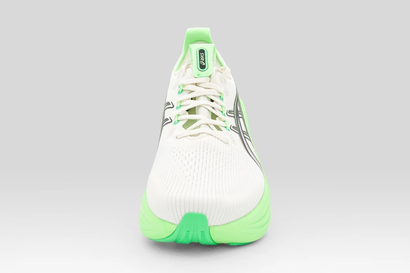 ASICS Gel-Nimbus 28 Ανδρικά Αθλητικά Παπούτσια για Τρέξιμο Λευκά, Φυτρί, Μαύρα