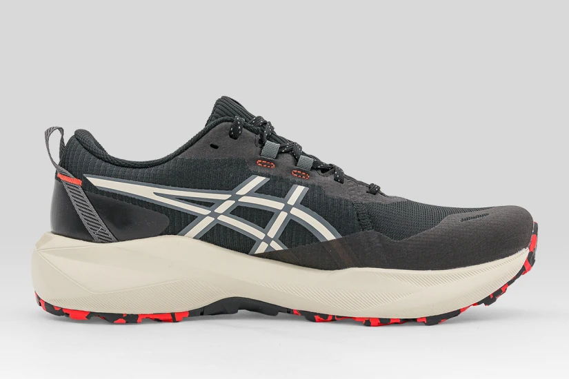 ASICS Gel-Venture 11 Ανδρικά Αθλητικά Παπούτσια Trail Running Μαύρα, Μπεζ, Κόκκινα