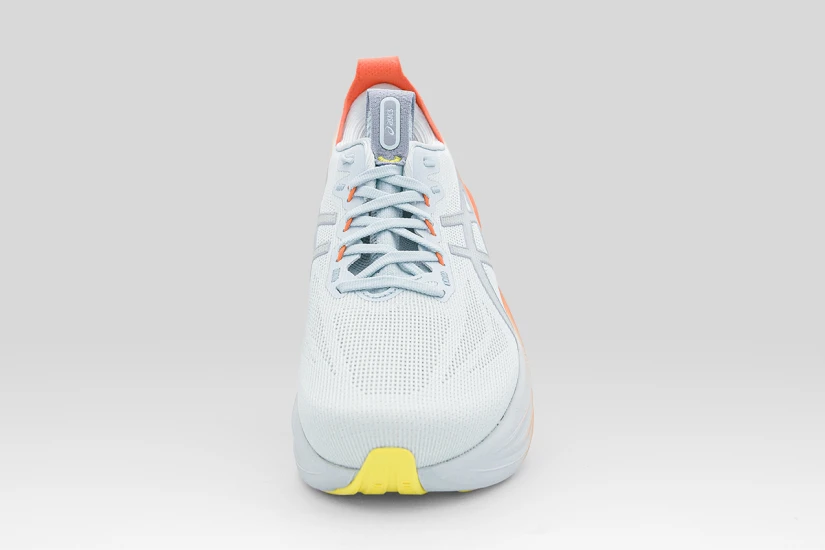ASICS Gel-Nimbus 28 Sunny Sizzle Ανδρικά Αθλητικά Παπούτσια για Τρέξιμο Γκρι, Πορτοκαλί, Κίτρινα