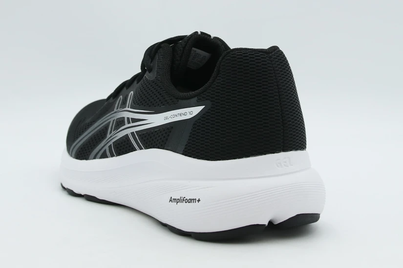 ASICS Gel-Contend 10 Ανδρικά Αθλητικά Παπούτσια για Τρέξιμο Μαύρα, Λευκά