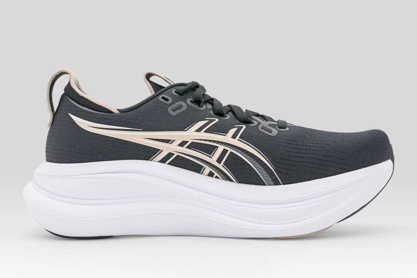 ASICS Gel-Nimbus 28 Αθλητικά Παπούτσια για Τρέξιμο Μαύρα, Μπεζ, Λευκά