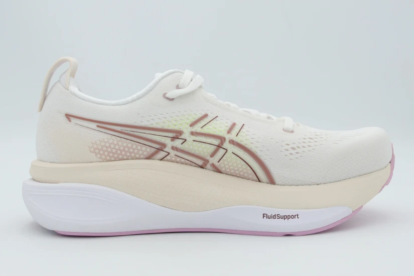ASICS Gel-Kayano 33 Γυναικεία Αθλητικά Παπούτσια για Τρέξιμο Λευκά, Σάπιο Μήλο, Εκρού