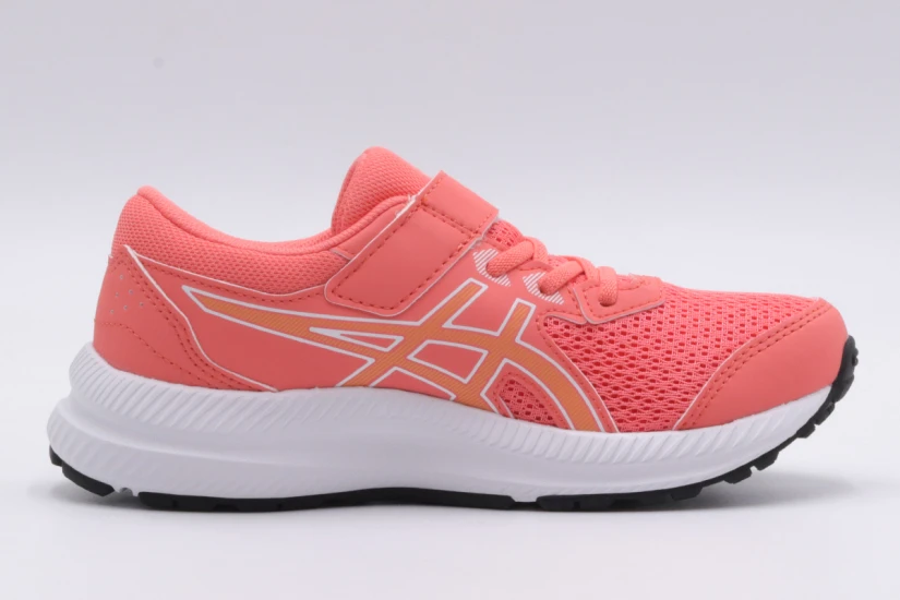 ASICS Contend 8 Παιδικά Αθλητικά Παπούτσια Για Τρέξιμο Ροζ, Λευκά