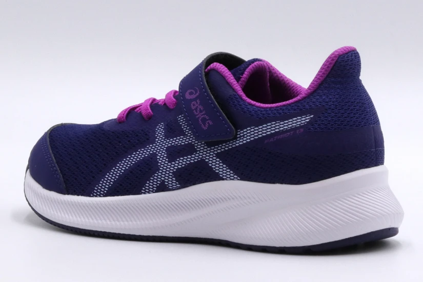 ASICS Patriot 13 Παιδικά Αθλητικά Παπούτσια Για Τρέξιμο Μπλε, Λευκά, Μωβ