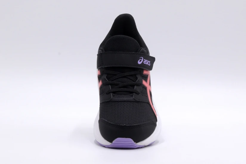 ASICS Jolt 4 Παιδικά Αθλητικά Παπούτσια Για Τρέξιμο Μαύρα, Ροζ, Λευκά