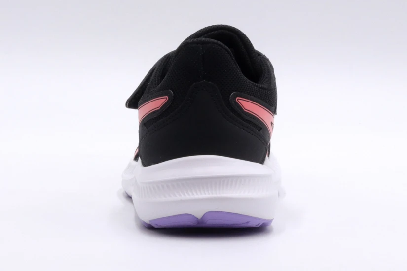 ASICS Jolt 4 Παιδικά Αθλητικά Παπούτσια Για Τρέξιμο Μαύρα, Ροζ, Λευκά