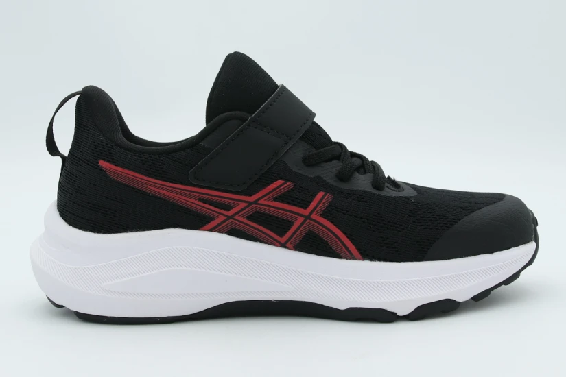 ASICS GT-1000 14 Παιδικά Αθλητικά Παπούτσια για Τρέξιμο Μαύρα, Κόκκινα, Λευκά