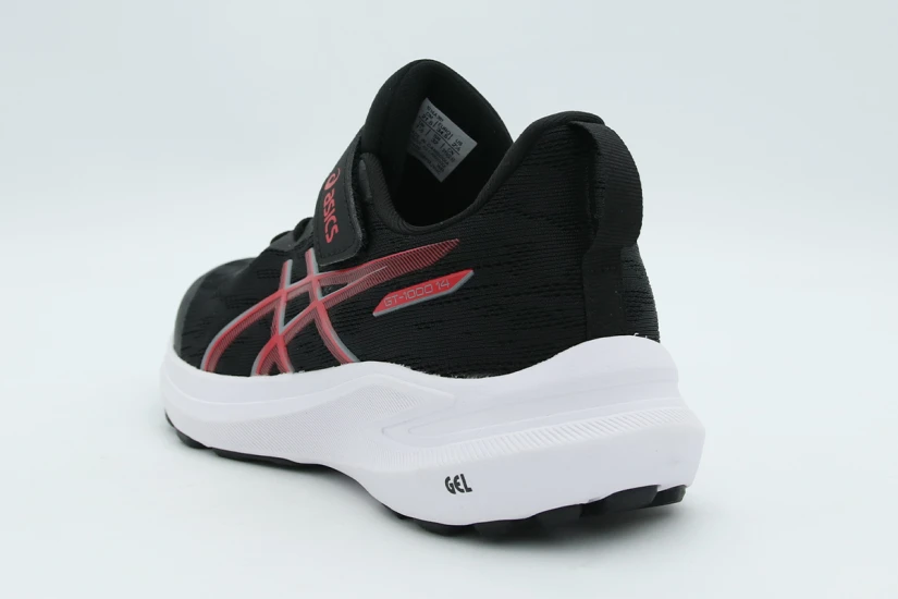 ASICS GT-1000 14 Παιδικά Αθλητικά Παπούτσια για Τρέξιμο Μαύρα, Κόκκινα, Λευκά