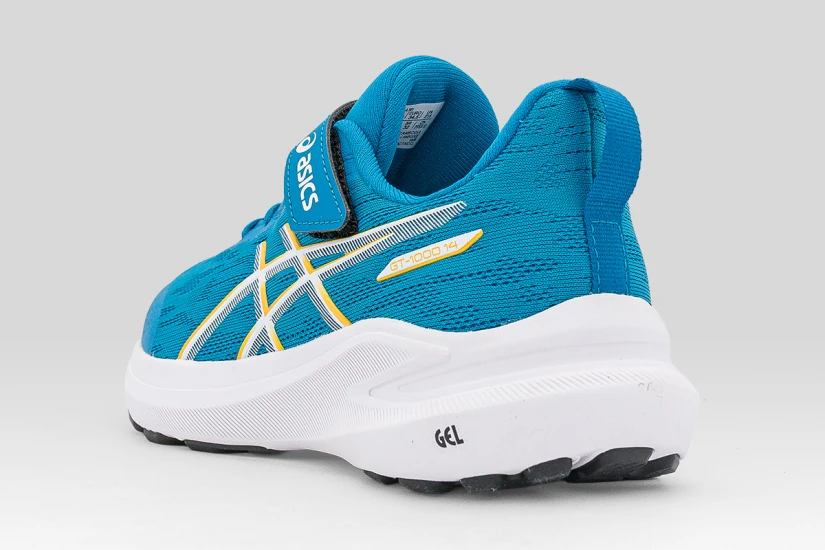 ASICS GT-1000 14 Παιδικά Αθλητικά Παπούτσια για Τρέξιμο Σιέλ, Κροκί, Λευκά