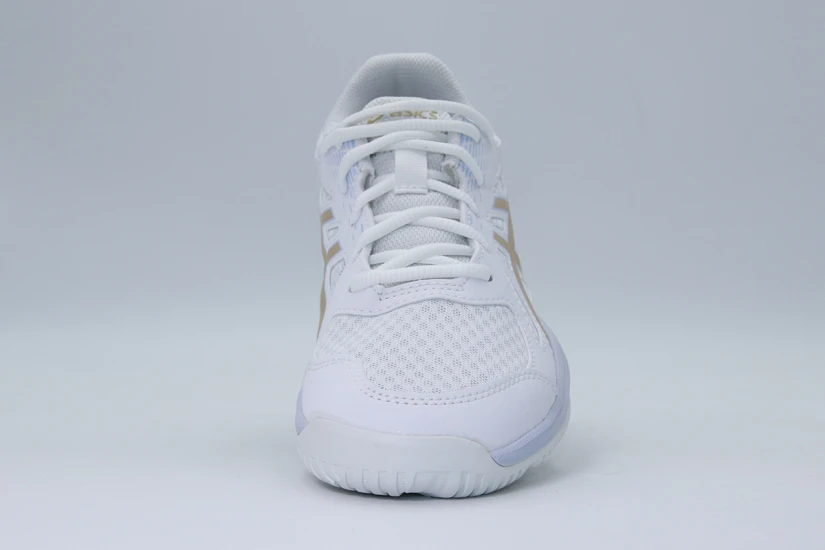 ASICS Upcourt 6 Αθλητικά Παπούτσια για Βόλεϊ Λευκά, Χρυσά