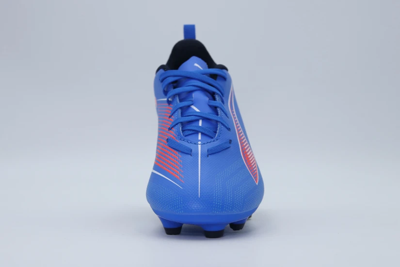 Puma Ultra 6 Play Fg/Ag Παιδικά Ποδοσφαιρικά Παπούτσια με Τάπες Μπλε, Κόκκινα, Λευκά