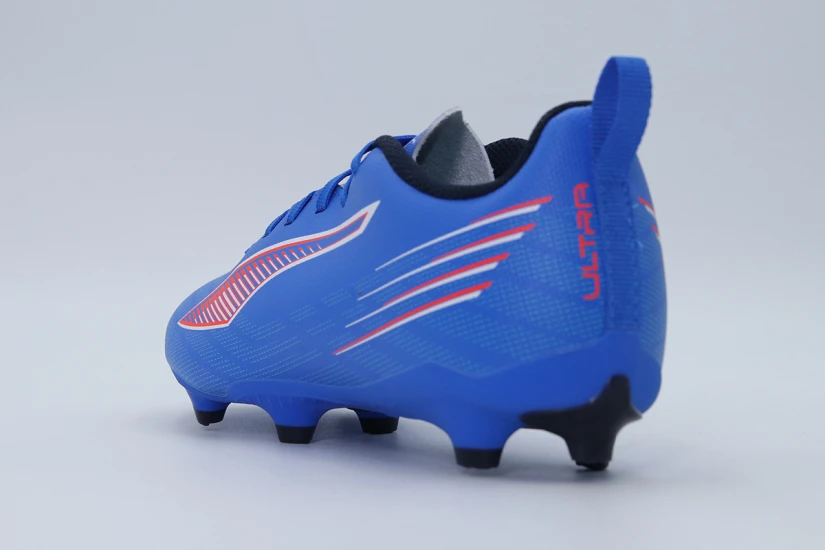Puma Ultra 6 Play Fg/Ag Παιδικά Ποδοσφαιρικά Παπούτσια με Τάπες Μπλε, Κόκκινα, Λευκά