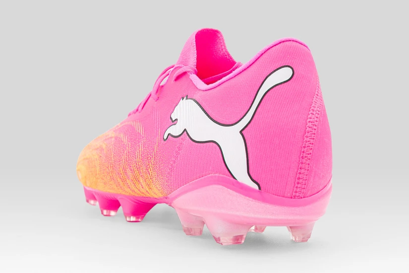 Puma Future 9 Match Fusion FG-AG Ανδρικά Ποδοσφαιρικά Παπούτσια με Τάπες Ροζ, Πορτοκαλί
