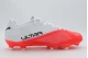 Puma Ultra 7 Play FG/AG Ανδρικά Ποδοσφαιρικά Παπούτσια με Τάπες Λευκά, Κοραλλί