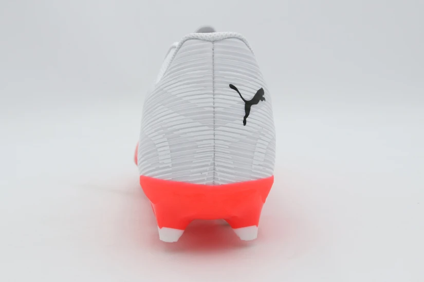 Puma Ultra 7 Play FG/AG Ανδρικά Ποδοσφαιρικά Παπούτσια με Τάπες Λευκά, Κοραλλί