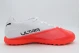Puma Ultra 7 Play TT Ανδρικά Ποδοσφαιρικά Παπούτσια για Σχάρα Λευκά, Κοραλλί