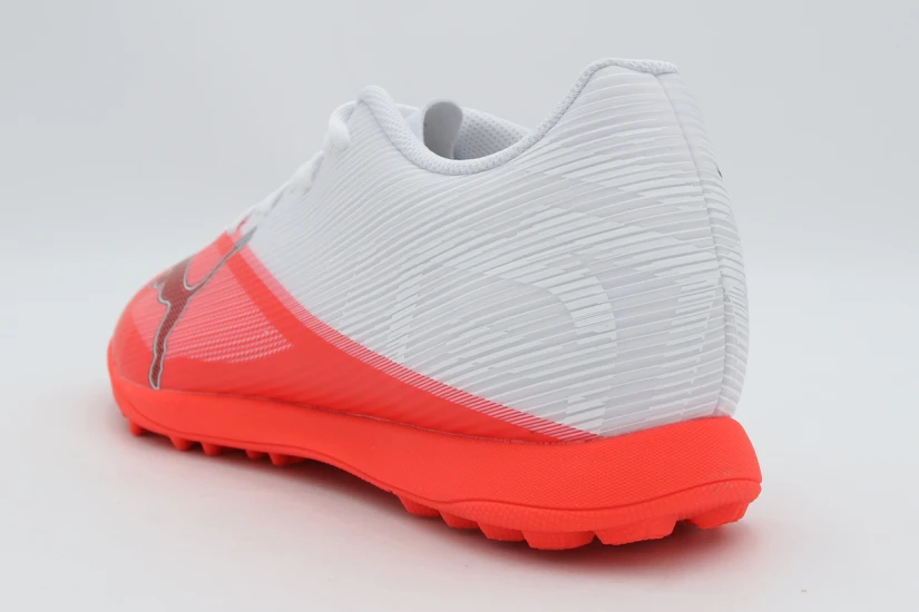Puma Ultra 7 Play TT Ανδρικά Ποδοσφαιρικά Παπούτσια για Σχάρα Λευκά, Κοραλλί