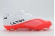 Puma Ultra 7 Play FG/AG Παιδικά Ποδοσφαιρικά Παπούτσια με Τάπες Λευκά, Κοραλλί
