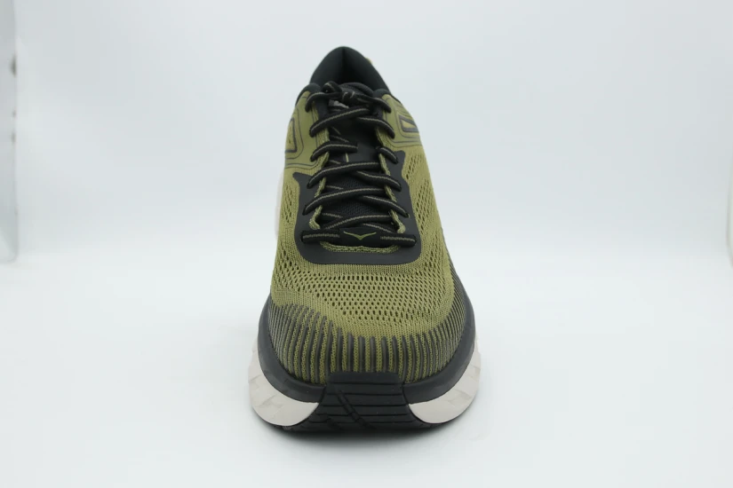 Hoka One One Bondi 7 Ανδρικά Αθλητικά Παπούτσια για Τρέξιμο Χακί, Μαύρα, Εκρού