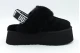 Ugg Funkette Γυναικεία Slippers Μαύρα