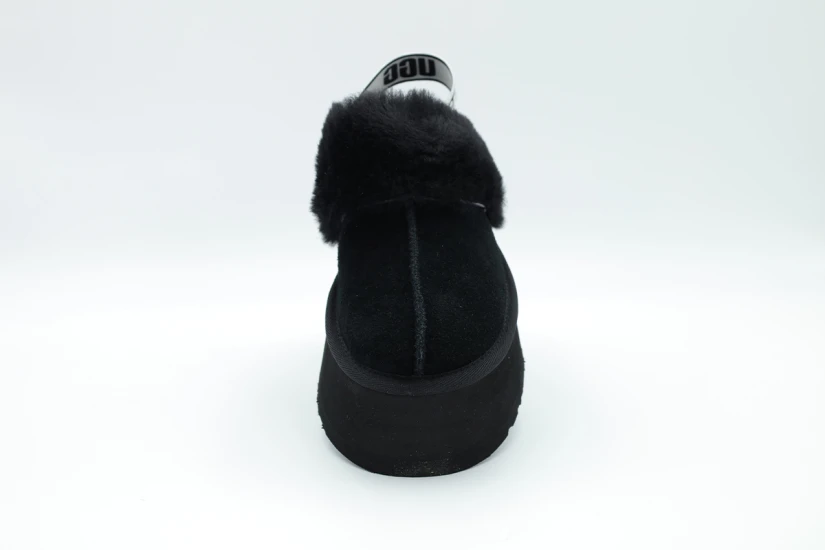 Ugg Funkette Γυναικεία Slippers Μαύρα