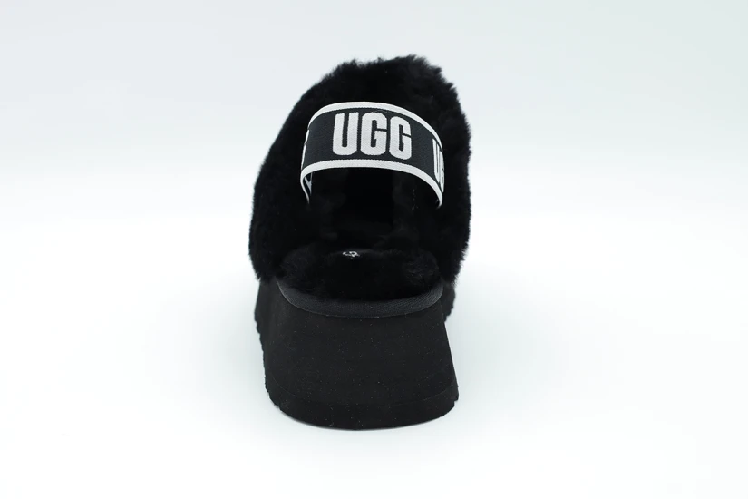 Ugg Funkette Γυναικεία Slippers Μαύρα