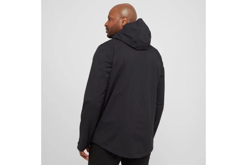 Jack Wolfskin Taubenberg 3 In 1 Ανδρικό Αδιάβροχο Μπουφάν Μαύρο