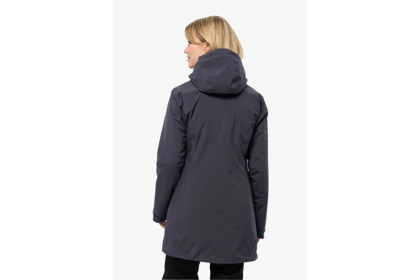 Jack Wolfskin Heidelstein Ins Γυναικείο Μπουφάν Puffer Μαύρο